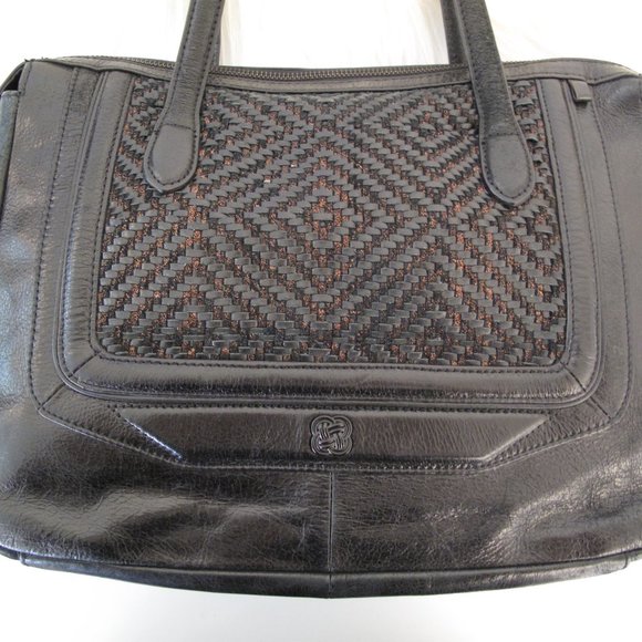 ELLIOT LUCA Woven Metallic Leather Shoulder Bag - Picture 5 of 16